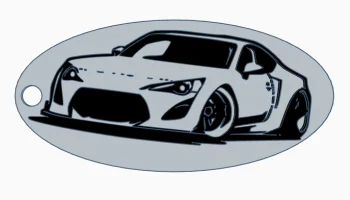 Брелок для ключей Тойота GT86