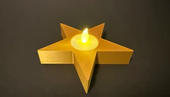 Подставка для чайной свечи в дизайне Star......
