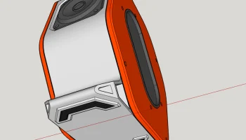 Компактный портативный динамик, напечатанный на 3D-принте.. 5