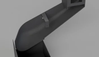 Anycubic Kobra S1 Левосторонний крутой желоб для фекалий ...