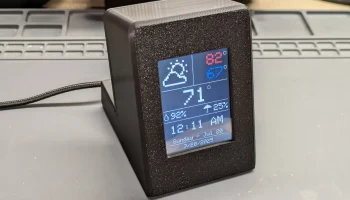 Дисплей погоды - ESP, Arduino, TFT 2,4 дюйма, домашний по..