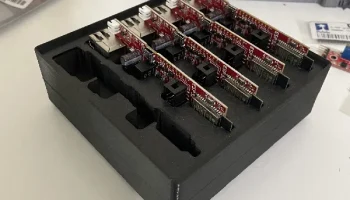 Вырез Gridfinity для 5x ESP32-POE-ISO 1