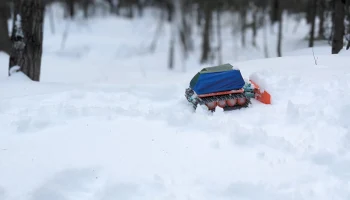 1:24 Радиоуправляемый ратрак || Снегоуборочный робот 4