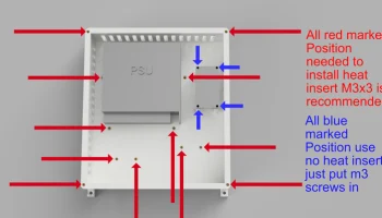 Корпус блока питания MeanWell RS-50-5 с ESP32 и WAGO 221... 1