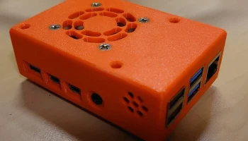 Корпус Raspberry Pi 4 Model B со встроенным вентилятором