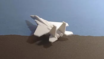 Микрореактивный истребитель F-15 Eagle, распечатанный на ... 3