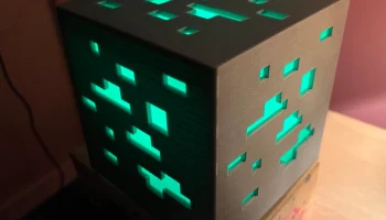 Легкая рудная лампа Minecraft (сделай сам)........