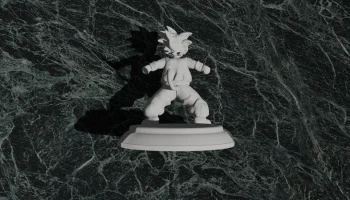 Кид Гоку Dragon Ball Z #11, оптимизированный для 3D-печат... 2
