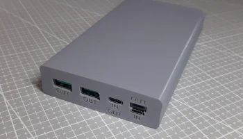 Powerbank 21000 мАч - 18650. Мощность 22,5Вт