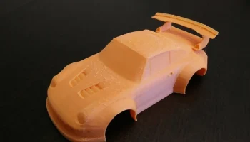 Кузов Porsche 911 GT2 со слотами 1