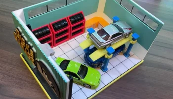 Гаражная витрина Гиги (обычный гараж 1/64) 1