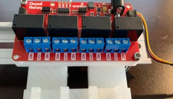 Крепление на DIN-рейку для реле Sparkfun Quad......... 1