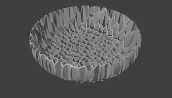 Чаша Voronoi See Through - Вертикальная 2
