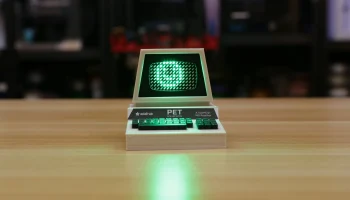 Mini Commodore PET со светодиодной матрицей Charlieplexed... 4