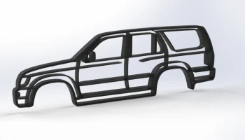 2D настенное искусство Toyota 4Runner 3-го поколения........ 1