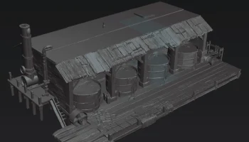 Bile Vat Gristle Mill Terrain - The Eightpints Доки Bile Vat Gristle Mill Terrain - The Eightpints Доки