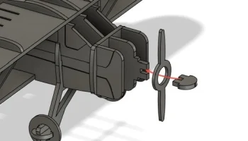 Карточка комплекта биплана (Waco YKS-6) 3