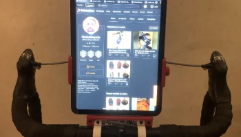 Прочный держатель планшета (I-Pad) для домашнего велосипеда  1