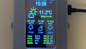 Метеостанция ESP32 (BME280, SPS30) Метеостанция ESP32 (BME280, SPS30)