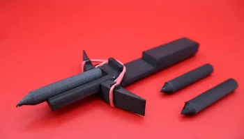 Ручной арбалет с резиновой лентой - Быстрая печать - Мощн... 4