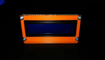 Простой наклонный держатель LCD 1602 - кронштейн............
