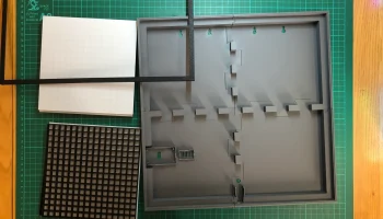 Рамка светодиодной матрицы 32x32 с рассеивающей решеткой... 4