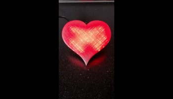 Heart lamp 8