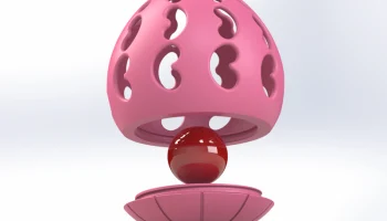 Вертикальная игрушка для кошек