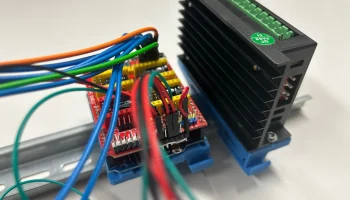 TB6600 Крепление на DIN-рейку 7