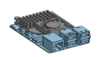 Модель 3D Raspberry Pi 5 Модель 3D Raspberry Pi 5