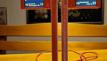 OLED-дисплей Wiener Linien - подставка и верхняя крышка R..