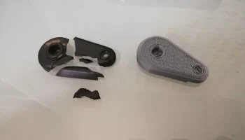 велосипедное зеркало на задней крышке btwin... 1