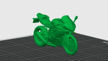 Спортивный велосипед 3D модель
