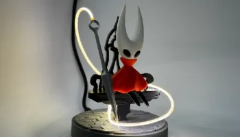 Hornet - Диорама Hollow Knight Silksong со светодиодной п... 2