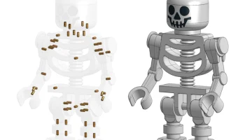 Lego скелет (масштаб 10:1) 4