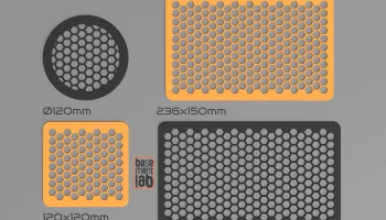 Настенная решетка "Honeycomb Design" 120х120мм / 150х256м... 1