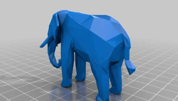 Слон Lo-Poly 3