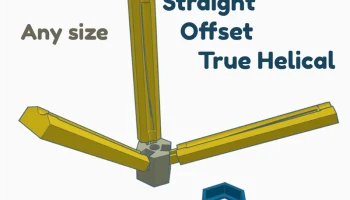 Настраиваемое приспособление для оперения OpenSCAD...