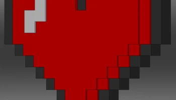 8-битный Full Heart - магнит на холодильник (горячая заме... 1