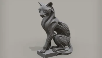 Cat Statue 1