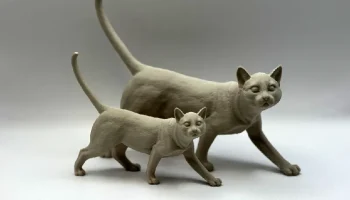 Реалистичная кошка/котенок