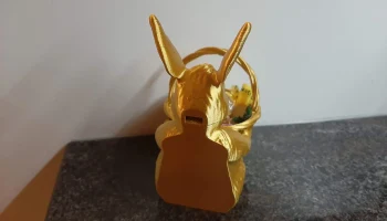 Пасхальный кролик с корзинкой 4