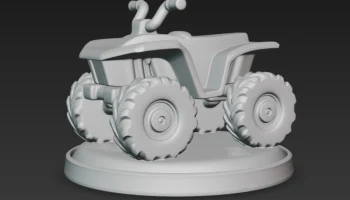 Модель квадроцикла Crash Derby 1