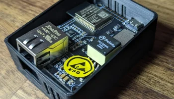 Простой корпус для LilyGo ESP32 PoE 2