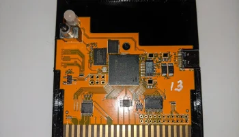 C64 Защелкивающийся корпус картриджа Orange Cartridge...