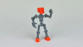 Распечатанная шарнирная фигурка MINI 13............ 2