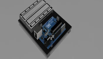 Arduino Uno и 30-рядный макет