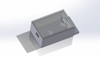 Корпус ESP32 треугольного профиля со светодиодной лентой ..