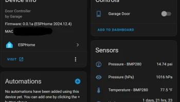 ESP32 Max v1.0 Корпус гаражных ворот с реле 5