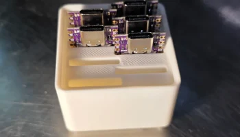 Корзина Gridfinity для ESP32 C6 Supermini USB-C (1x1x4).... 3